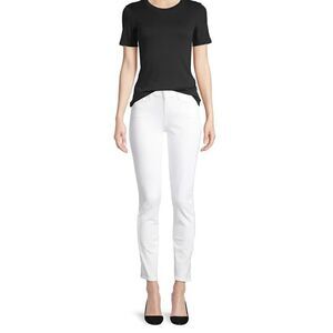 PAIGE Skyline Ankle Peg Mid-rise Jeans in White Size 27 = 4 U.S.